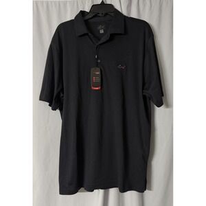 NWT Greg Norman Mens Short Sleeve Polo Performance Fabric Golfing Shirt Size XL